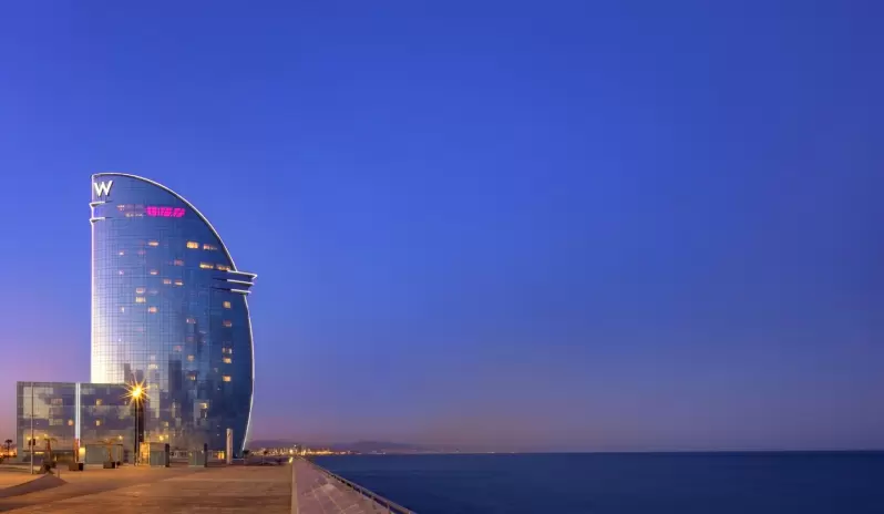 W DUBAI EXTERIOR NIGHT VIEW